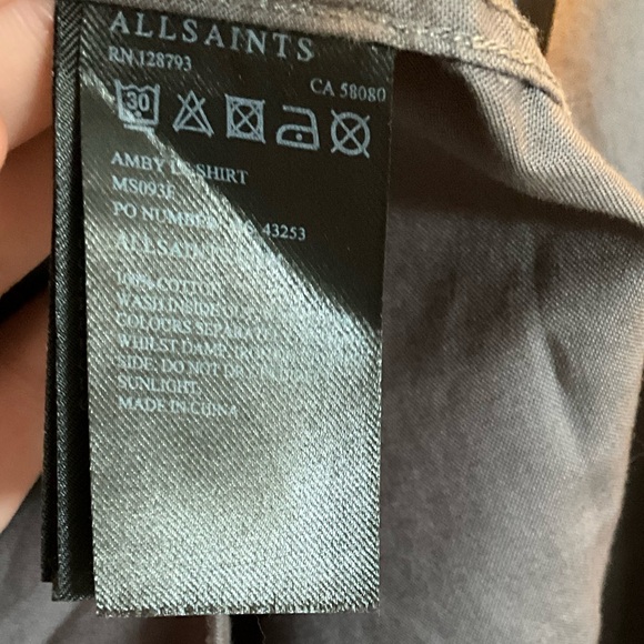 AllSaints LS Casual Botton down - Picture 3 of 3